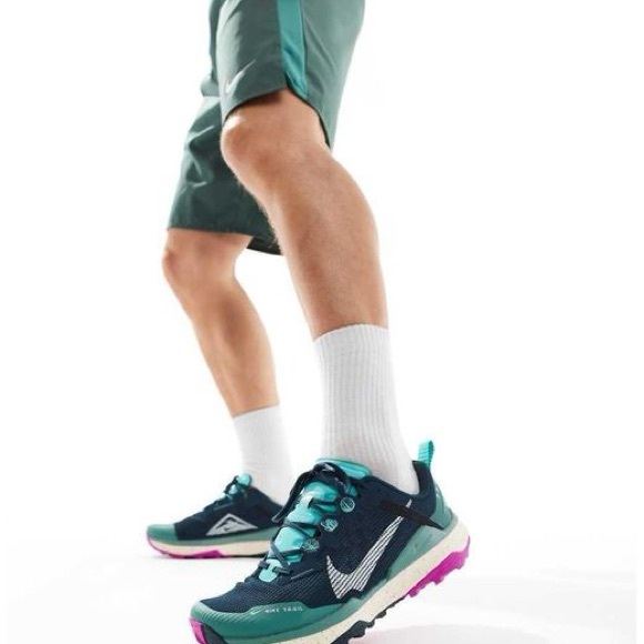 Nike Wildhorse 8 Men’s Trail Running Shoes - Teal and Pink DR2686 401 - Picture 13 of 14